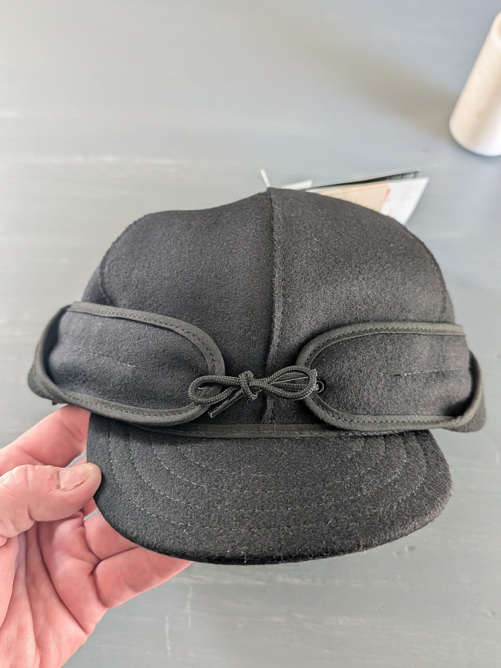 NWT, Men's Black Stormy Kromer "The Rancher Hat" Size 7 1/2